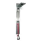 CanDo® WalSlide® Original 1.0 Exercise Station with Vertical Section and Horizontal Overhead Section (Resistance Band and Handle are Sold Separately, Mounting Screws are Not Included)