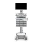 Capsa Trio™ Mobile Computing Workstation with MaxBin 3 Tier Storage (Monitor, Keyboard, and Mouse are Not Included)