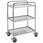 Pedigo Lightweight Stainless Steel Utility Cart