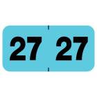 Arden Label CFYM-27-T4 Control-O-Fax Compatible CFYM Series 2027 Year Labels - Size 3/4" H x 1 1/2" W