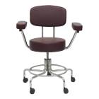 Creative Living Medical CHM8030-01MRI Non-Magnetic Stool with Rubber Tips, 15" to 21" Height Adjustable