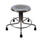 MRI Non-Magnetic Stainless Steel Stool with Rubber Tips