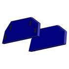 Champion Healthcare CHS-TMA37-15 Side Rail Pad Set for T-Series Procedure Stretcher Chair