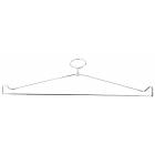 Closed Top Chrome Wire Apron Hanger