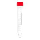 LW Scientific CNT-15PP-PCN7 Centrifuge Tube with Separate Red Cap - 15 mL