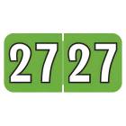 Arden Label COYM-27-T4 Colwell Compatible COYM Series 2027 Year Labels - Size 3/4" H x 1 1/2" W