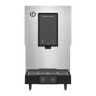 Hoshizaki DCM-271BAK Air-Cooled Countertop Mini Cubelet Ice and Water Dispenser with Built-In Storage Bin - Up to 286 lb/24-Hour Ice Production
