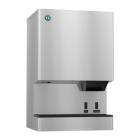 Hoshizaki DCM-500BWK-OS OptiServe™ Series Water-Cooled Countertop Small Cubelet Ice and Water Dispenser with Built-In Storage Bin - Up to 610 lb/24-Hour Ice Production
