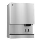 Hoshizaki DCM-751BWH-OS OptiServe™ Series Water-Cooled Countertop Small Cubelet Ice and Water Dispenser with Built-In Storage Bin - Up to 782 lb/24-Hour Ice Production