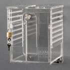 Poltex DECOMINMAX59-W Deco Universal Wipe Cannister Holder (Wipe Cannister, Wipe Tub, Wipes, Glove Box, and Gloves are Not Included)