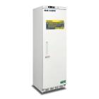 So-Low DHH20-14SDFMS Flammable Material Storage Upright Freezer with Painted Steel Exterior, 6 Fixed Shelves, Single Solid Door and Keyed Lock - 14 Cubic Feet