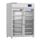 So-Low DHK4-49GD-T Standard Refrigerator with Touch Screen, Digital Data Logger, Painted Steel Exterior, 10 Wire Shelves, Double Glass Doors - 46.62 Cubic Feet