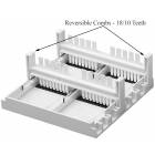 Reversible Combs for E1101-CS2 Casting Stand - 18/10 Teeth