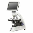 Globe Scientific EBB-4220-LCD BioBlue Compound Microscope 7" LCD Screen and SMP 4/10/S40 Objectives with Mechanical Stage