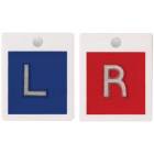 Plastic Markers - 5/8" "L" & "R" Without Initials