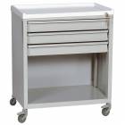 Harloff ETC-3 ETC Line Treatment Cart - Three Drawer with Lower Compartment