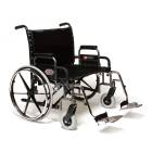 Everest & Jennings® Paramount® XD Bariatric Heavy Duty Wheelchair with Detachable Desk Arms - With Swingaway Footrests
