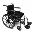 Everest & Jennings® Traveler® L4 Fixed-Back Wheelchair - With Flip-Back Desk Arms and Swingaway Legrests