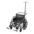Everest & Jennings® Traveler® HTC Heavy Duty Wheelchair with Fixed Desk Arms and Elevating Legrests (Composite Footplate is Not Included)