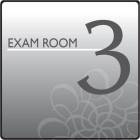 Clinton EX3-S Standard Exam Room Sign 3