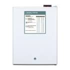 Accucold Compact All-Refrigerator with Digital Thermostat, 2 Wire Shelves, Solid Door, 2.4 Cubic Feet - Front View