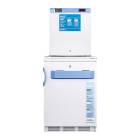 Accucold FF7LW-FS24LSTACKMED2 MED2 Series All-Refrigerator/All-Freezer Combination with StackRack, Right Handle Door, 6.9 Cubic Feet Total Capacity - Front View