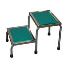 Creative Living Medical FSM1730-01 MRI Non-Magnetic Narrow Double Step Stool without Handrail