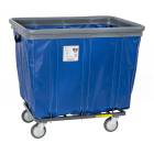 R&B Wire Fully Sewn Vinyl Bumper Truck with 4 Swivel Casters - Blue