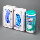 Poltex GB2WIPE Dual Glove Box Holder with Wipe Pack Dispenser (Glove Boxes, Gloves, and Wipes are Not Included)