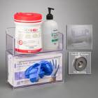 Poltex GBHSAN-M Glove Box Holder with Bin - Magnet Mount (Hand Sanitizer, Wipes, Glove Box, and Gloves are Not Included)