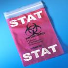 STAT Specimen Transport Bags 6" x 9" - Red