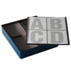 Slide Staining Storage Box - Black Polystyrene (PS)