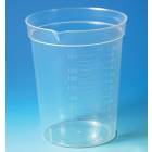 6.5oz Specimen Container with Pour Spout - Non-Sterile