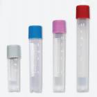 Sample Tubes - External Threads - Self-Standing Round Bottom - Polypropylene (PP) - Graduated & Marking Area