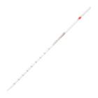 Globe Scientific 8500001 Globe Glass™ Class A Reusable Serological Pipette with 0.1 Graduation - 1 mL, Red Band