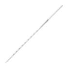 Globe Scientific 8510000 Globe Glass™ Class B Reusable Serological Pipette with 0.01 Graduation - 0.1 mL, White Band