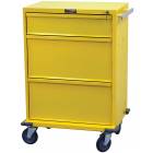 V-Series Infection Control/Isolation Cart - Tall Three Drawer