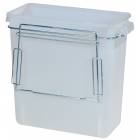 3 Gallon Plastic Waste Container Mounting Bracket without Cover for V-Series Carts