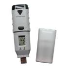 Thermco HICSSN-22 USB with Display Temperature and Humidity Data Logger - Front View with Cap Removed