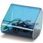 Clearly Safe Acrylic Safety Eyeglass Dispenser - Blue - 8.9" L x 6.4" W x 6.1" H