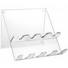4-Place Clear Acrylic Pipettor Stand