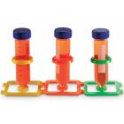 1-Well Polypropylene Interlocking Rack for 50mL Tubes - Assorted Colors