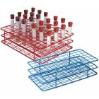 Heathrow Scientific Coated Wire Rack Fits 13-16mm Tubes: 72-Well, 6x12 Array, Blue Rack #HS23072 and 108-Well, 9x12 Array, Rad Rack #HS23108