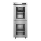 Hoshizaki HXHC1A-HGE Healthcare Series Single-Section Warming Cabinet with 4 Wire Shelves, Glass Half Doors - 22.62 Cubic Feet
