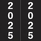 Arden Label IFYM-25-L5 IFC CL7100 Compatible IFYM Series 2025 Year Labels - Size 1 7/8" H x 1 7/8" W
