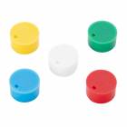 Globe Scientific Color Cap Insert for RingSeal™ Cryogenic Vials with O-Ring Seal - Grouped