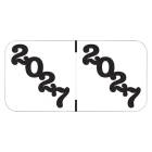 Arden Label JT3Y-27 Jeter Compatible JT3Y Series 2027 Year Labels - Size 3/4" H x 1 1/2" W