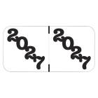 Arden Label JTYM-27-T4 Jeter Compatible JTYM Series 2027 Year Labels - Size 3/4" H x 1 1/2" W