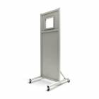 24"W x 72"H Opaque Mobile Lead Barrier LB-1012-2472