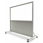 Phillips Safety LB-3672-ACR Mobile Lead Barrier Acrylic Window Size 36" H x 72" W